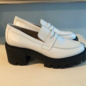 Stuart Weitzman lug sole loafers